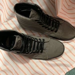 Vans sk8 hi grey black sole size 11 men